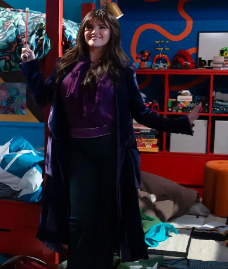 Wizards Beyond Waverly Place Selena Gomez Velvet Coat