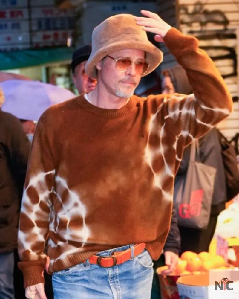 Wolfs 2024 Brad Pitt Sweater Clanton Jacket