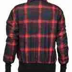 Women Plaid Zipper Jacket