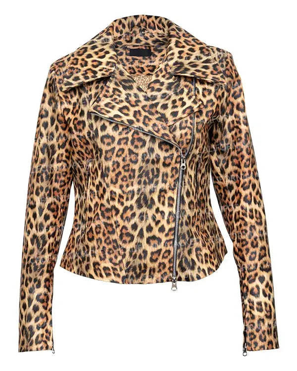 Womenswear Spring Summer 2026 Rita Ora Leopard Print Jacket