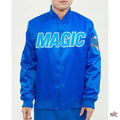 Wordmark Orlando Magic Royal Satin Jacket Clanton Jacket