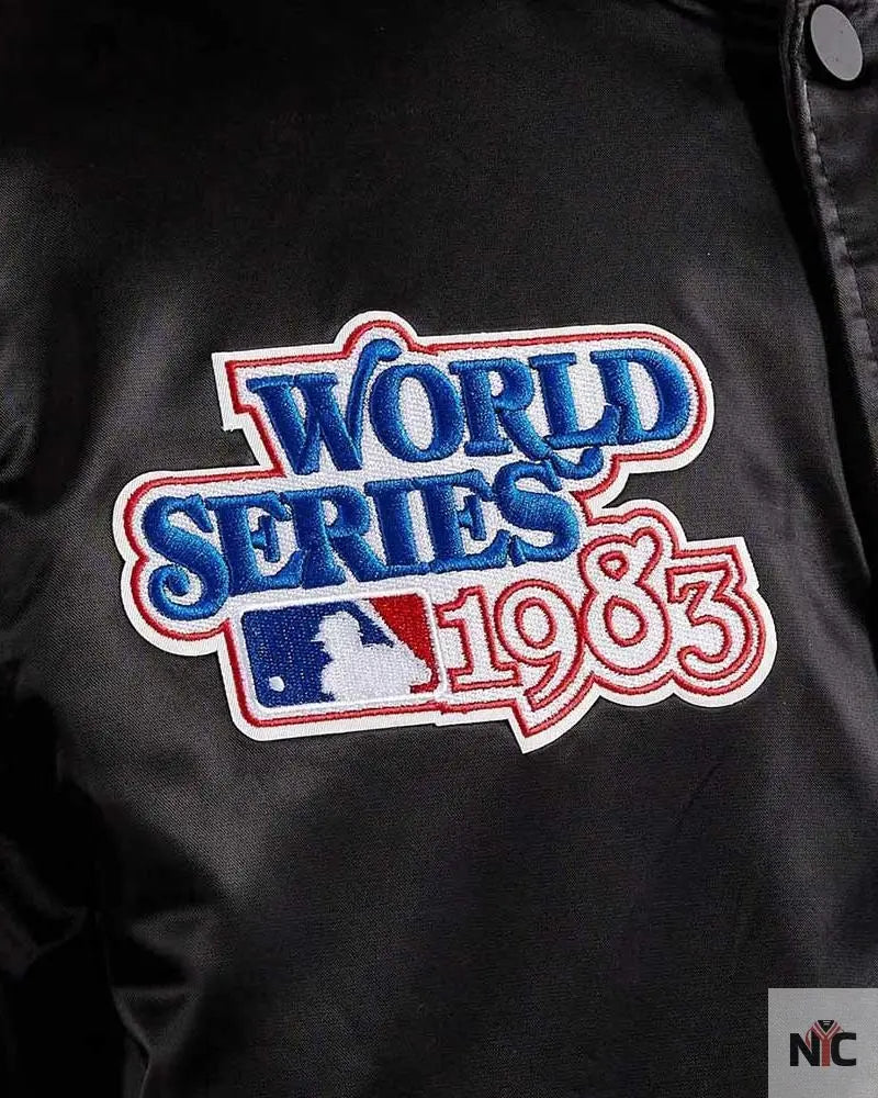 World Series 1983 Baltimore Orioles Jacket Clanton Jacket