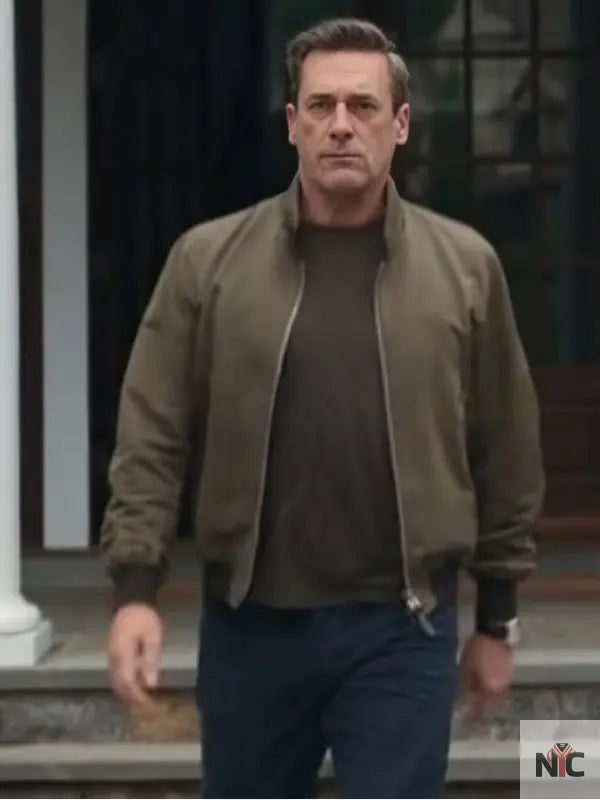 Your Friends and Neighbors Jon Hamm Brown Bomber Jacket Clanton Jacket