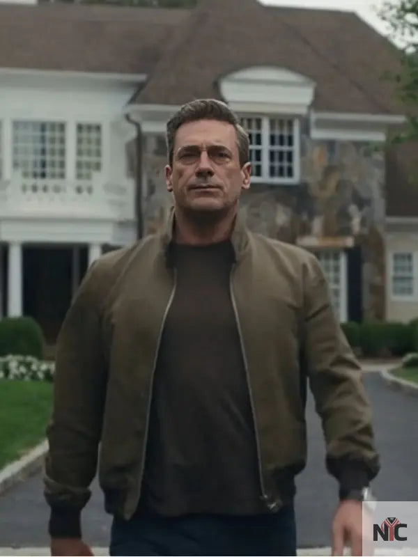 Your Friends and Neighbors Jon Hamm Brown Bomber Jacket Clanton Jacket