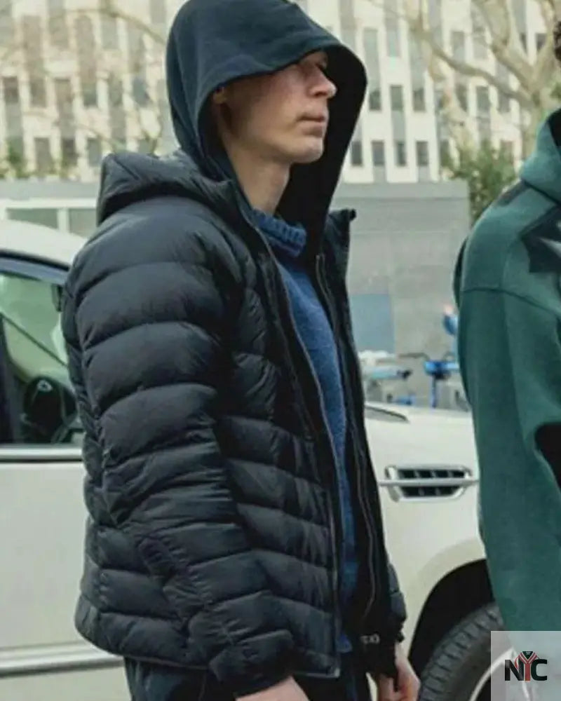 Yura Borisov Anora 2024 Black Puffer Jacket Clanton Jacket