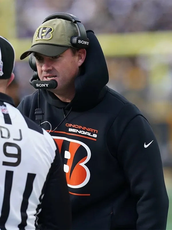 Zac Taylor Cincinnati Bengals Sideline Hoodie