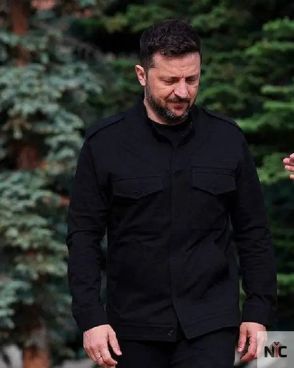 Zelensky Black Jacket Clanton Jacket