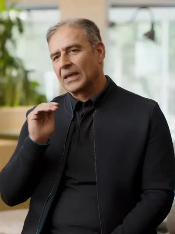 Zulfi Alam Black Bomber Jacket Clanton Jacket