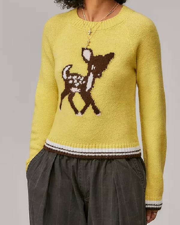 Daddy Issues Aimee Lou Wood Yellow Deer Jumper