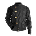 Men’s Akira Kaneda Capsule Black Leather Jacket Clanton Jacket