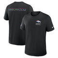 Denver Broncos Nike Black 2025 NFL Crucial Catch Tri-Blend Dri-FIT T-Shirt Trendy Layer