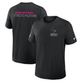 Houston Texans Nike Black 2025 NFL Crucial Catch Tri-Blend Dri-FIT T-Shirt Trendy Layer