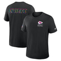 Kansas City Chiefs Nike Black 2025 NFL Crucial Catch Tri-Blend Dri-FIT T-Shirt Trendy Layer