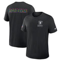 Las Vegas Raiders Nike Black 2025 NFL Crucial Catch Tri-Blend Dri-FIT T-Shirt Trendy Layer