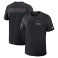 Los Angeles Chargers Nike Black 2025 NFL Crucial Catch Tri-Blend Dri-FIT T-Shirt Trendy Layer