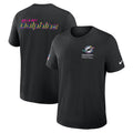 Miami Dolphins Nike Black 2025 NFL Crucial Catch Tri-Blend Dri-FIT T-Shirt Trendy Layer