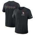 Minnesota Vikings Nike Black 2025 NFL Crucial Catch Tri-Blend Dri-FIT T-Shirt Trendy Layer