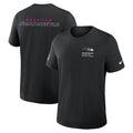 Seattle Seahawks Nike Black 2025 NFL Crucial Catch Tri-Blend Dri-FIT T-Shirt Trendy Layer