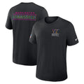 Washington Commanders Nike Black 2025 NFL Crucial Catch Tri-Blend Dri-FIT T-Shirt Trendy Layer