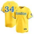 Men's Boston Red Sox David Ortiz Nike Gold City Connect Retired Player Jersey Kansas Jacket