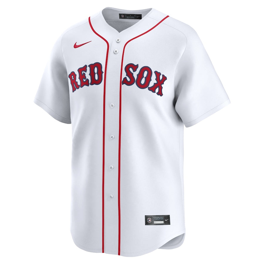 Men's Boston Red Sox Kristian Campbell Nike White Home Limited Jersey Kansas Jacket