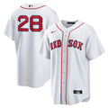 Men's Boston Red Sox Kristian Campbell Nike White Home Replica Jersey Kansas Jacket