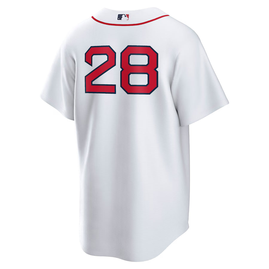 Men's Boston Red Sox Kristian Campbell Nike White Home Replica Jersey Kansas Jacket