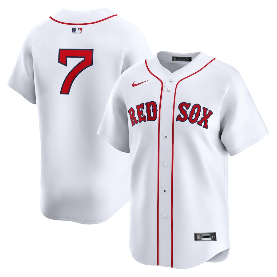 Men's Boston Red Sox Masataka Yoshida Nike White Home Limited Player Jersey Kansas Jacket
