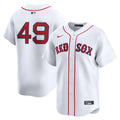 Men's Boston Red Sox Tim Wakefield Nike White Home Limited Player Jersey Kansas Jacket