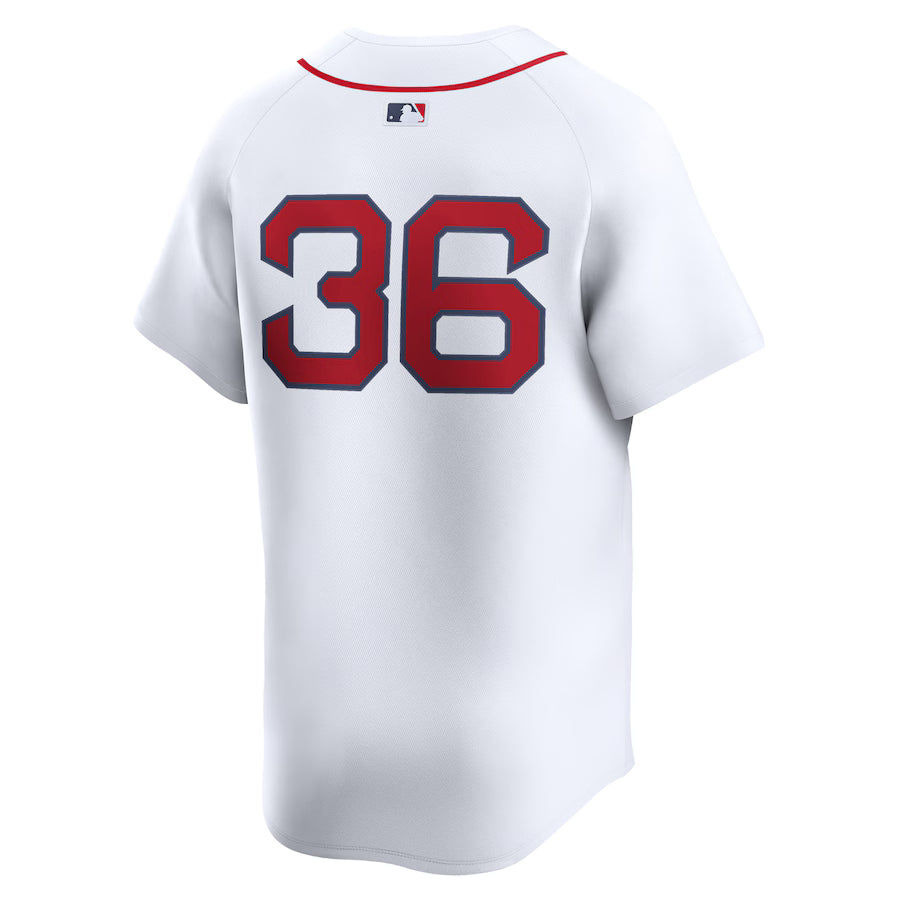 Men's Boston Red Sox Triston Casas Nike White Home Limited Player Jersey Kansas Jacket