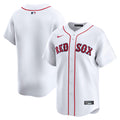 Men's Boston Red Sox Nike White Home Limited Jersey Kansas Jacket