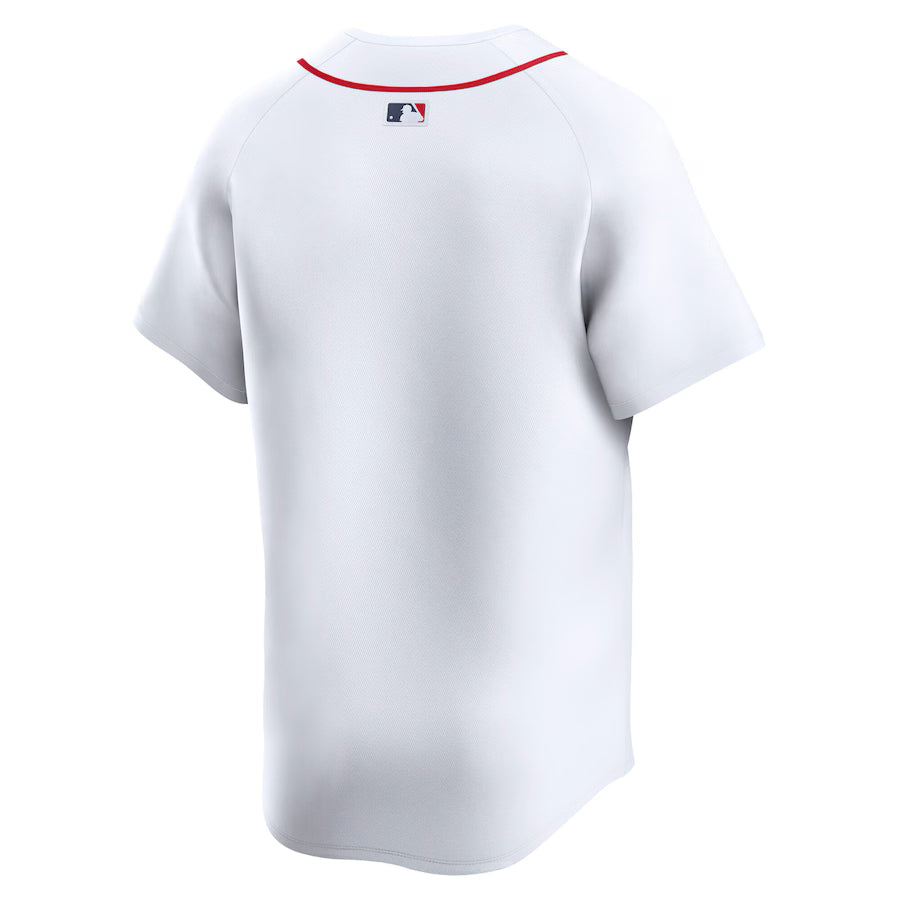 Men's Boston Red Sox Nike White Home Limited Jersey Kansas Jacket