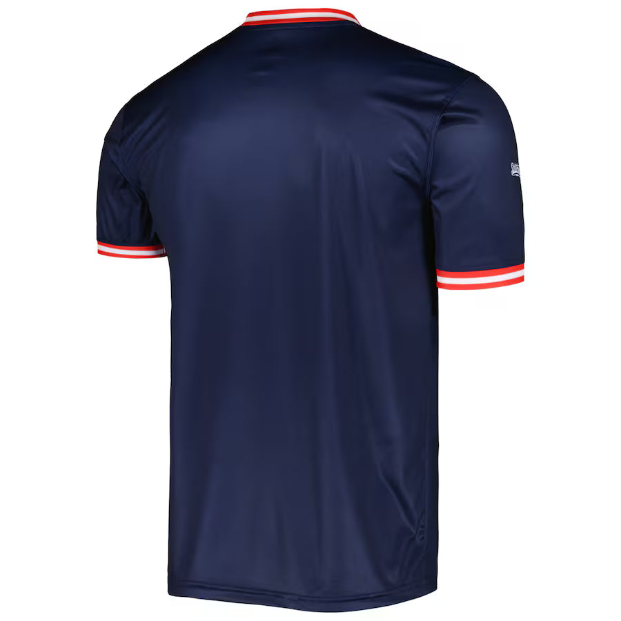 Men's Boston Red Sox Stitches Navy Cooperstown Collection Team Jersey Kansas Jacket