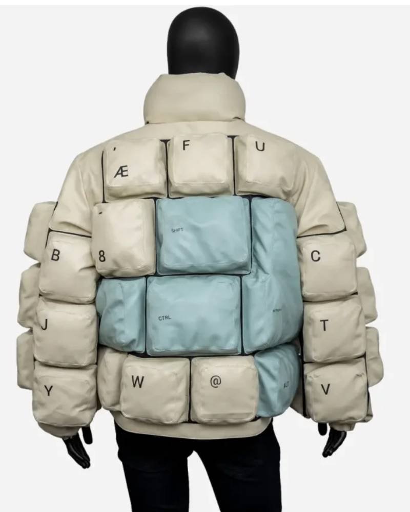 The Keyboard Quilted Puffer Jacket Clanton Jacket