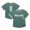 Toddler Boston Red Sox Rafael Devers Nike Green 2025 City Connect Limited Jersey Kansas Jacket
