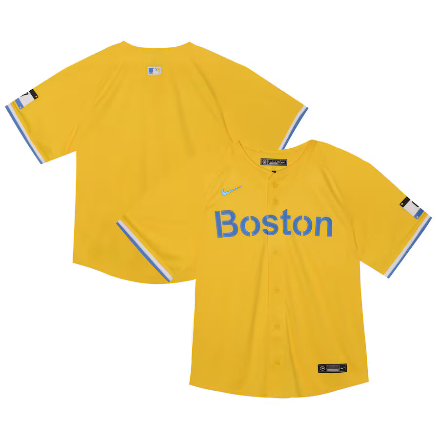 Toddler Boston Red Sox Nike Gold City Connect Limited Jersey Kansas Jacket