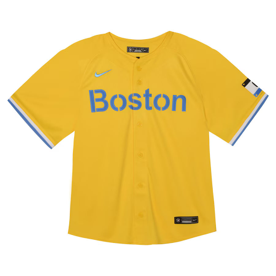 Toddler Boston Red Sox Nike Gold City Connect Limited Jersey Kansas Jacket