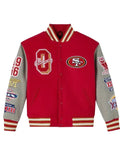 NFL San Francisco 49ers Red Varsity Jacket