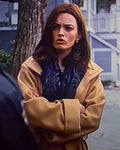 Ella McCay 2025 Emma Mackey Brown Coat