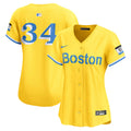 Women's Boston Red Sox David Ortiz Nike Gold City Connect Retired Player Jersey Kansas Jacket