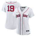 Women's Boston Red Sox Roman Anthony Nike White Home Replica Jersey Kansas Jacket