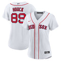 Women's Boston Red Sox Tanner Houck Nike White Home Replica Jersey Kansas Jacket