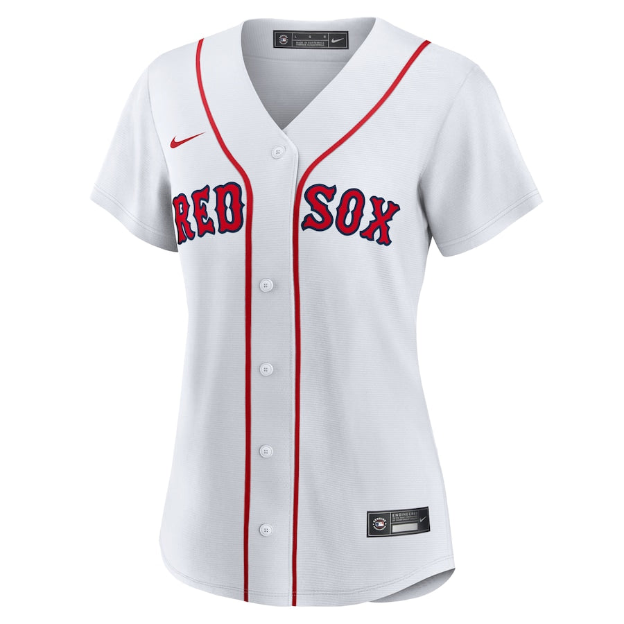 Men's Boston Red Sox Rafael Devers Nike White Home Elite Player Jersey Kansas Jacket