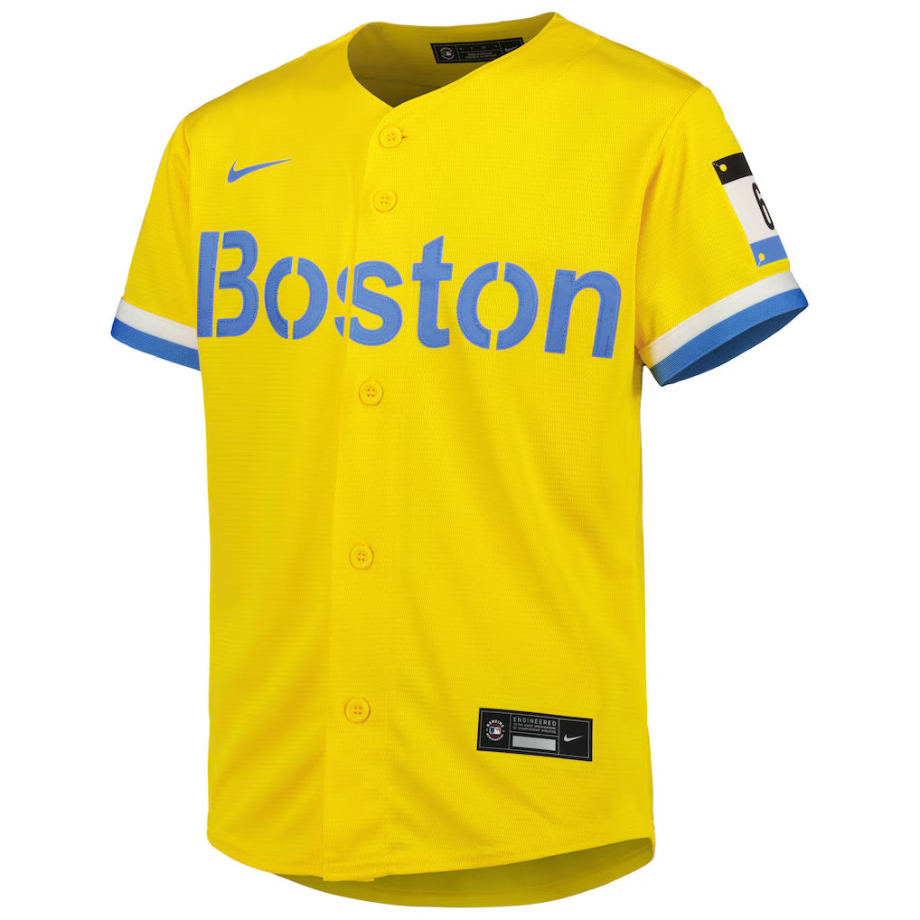 Youth Boston Red Sox David Ortiz Nike Gold City Connect Replica Player Jersey Kansas Jacket
