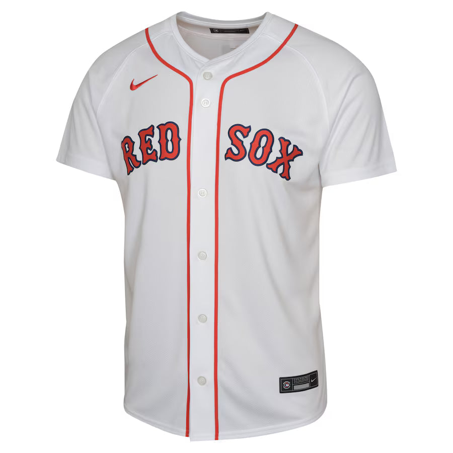 Youth Boston Red Sox David Ortiz Nike White Home Limited Jersey Kansas Jacket
