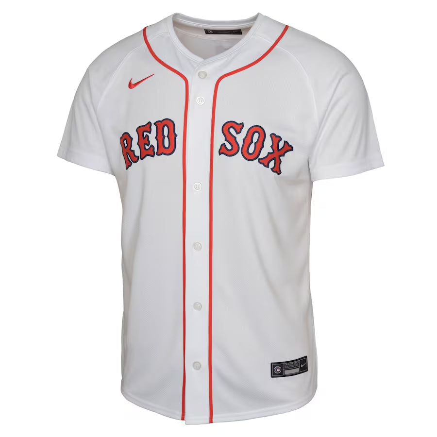 Youth Boston Red Sox Masataka Yoshida Nike White Home Replica Player Jersey Kansas Jacket