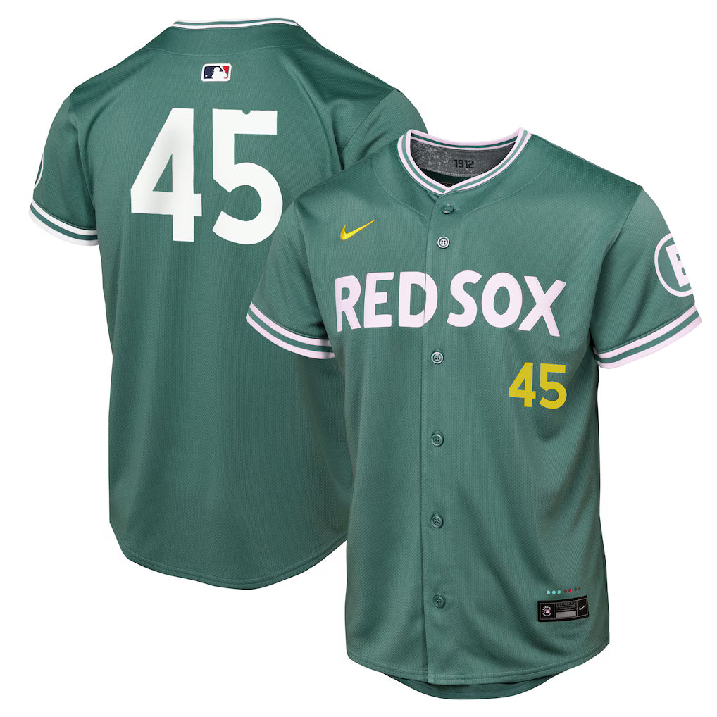 Youth Boston Red Sox Pedro Martinez Nike Green 2025 City Connect Limited Retired Player Jersey Kansas Jacket