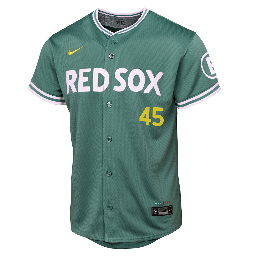 Youth Boston Red Sox Pedro Martinez Nike Green 2025 City Connect Limited Retired Player Jersey Kansas Jacket