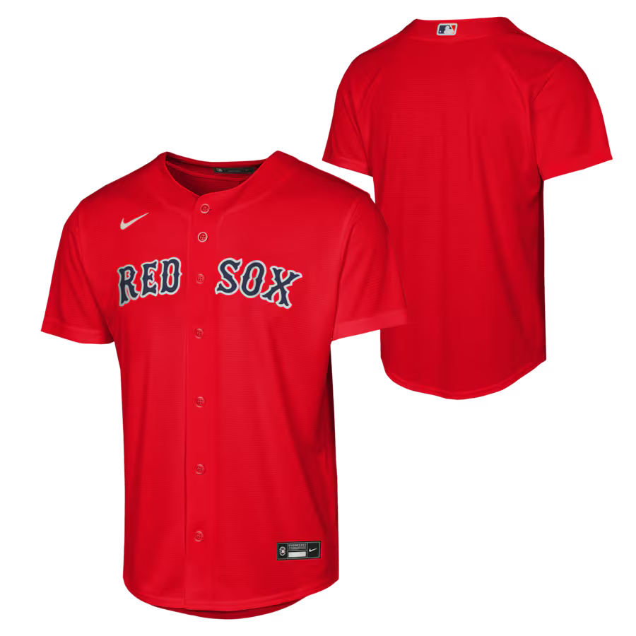 Youth Boston Red Sox Nike Red Alternate Replica Jersey Kansas Jacket
