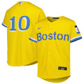 Youth Boston Red Sox Trevor Story Nike Gold City Connect Replica Player Jersey Kansas Jacket